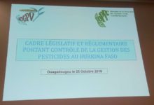 Protection phytosanitaire des végétaux : Les cas de mauvais usages de pesticides sont condamnés par la loi N°026/2017/AN du 15 mai 2017