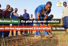 Burkina Faso: En plus du savoir scolaire, ces élèves apprennent à travailler la terre